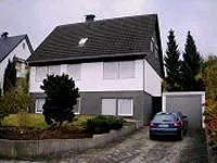 Frontansicht Haus + Garage