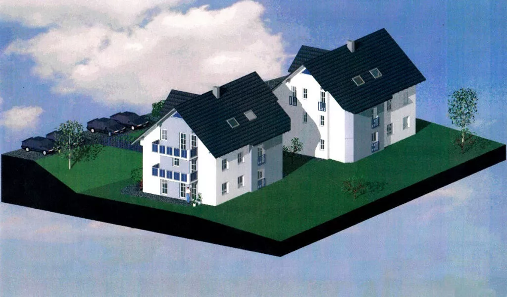 Rückansicht Wohnhaus (Zeichnung)