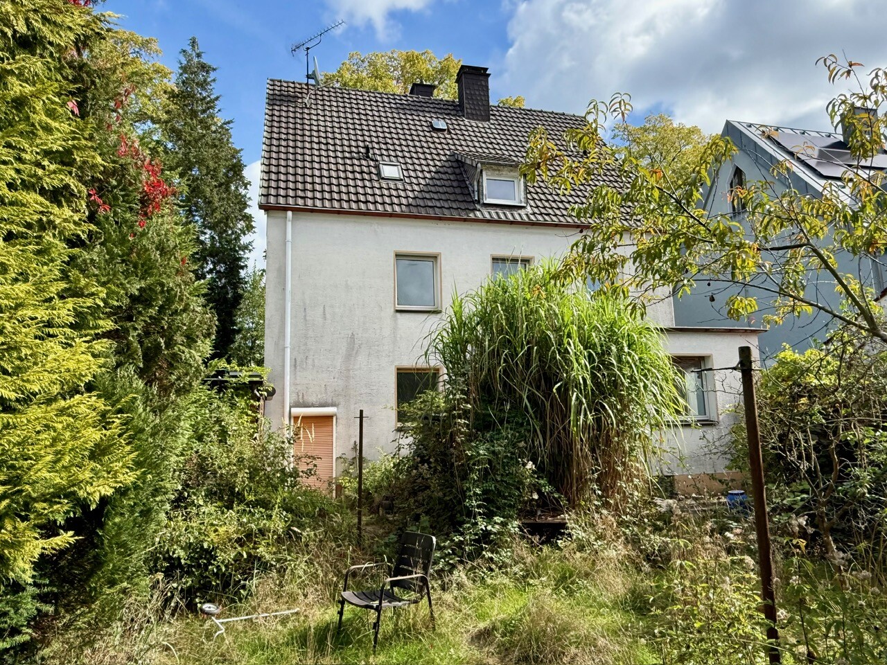 Rückansicht und Garten