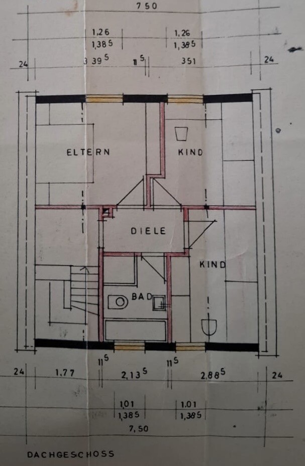 Grundriss Dachgeschoss