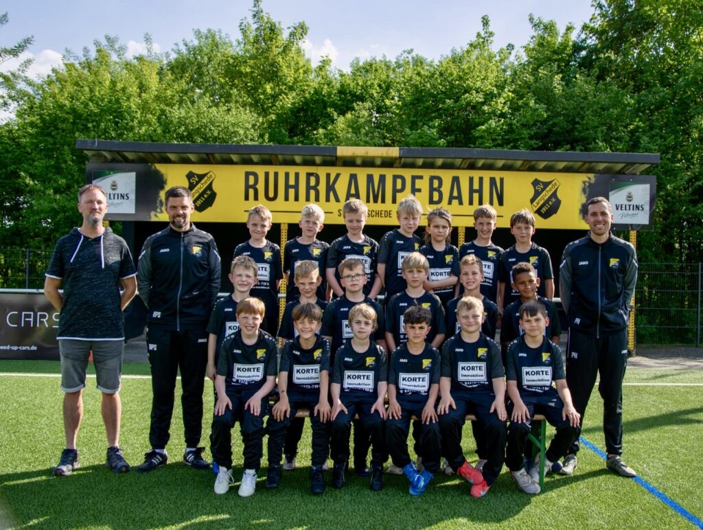 Fussball Sponsoring JSG Langschede Frömern - Korte Immobilien Fröndenberg