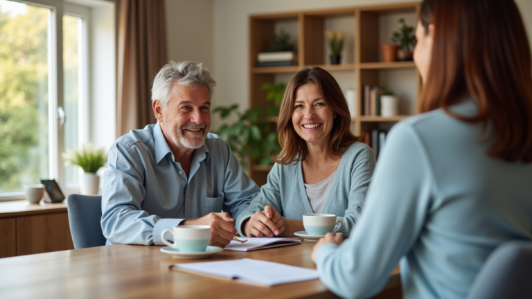 Immobilienmakler als langfristiger Partner nach dem Verkauf - Beitragsbild (Flux-advanced)